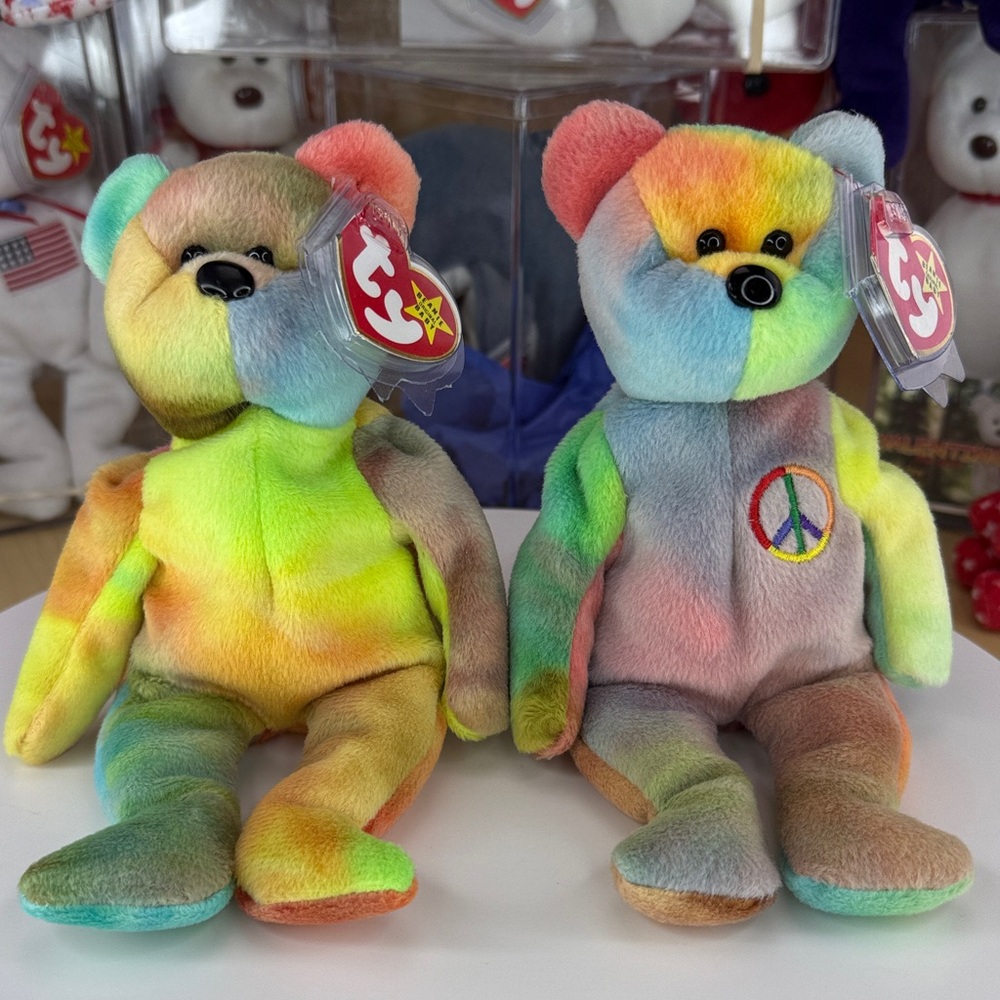 ✌️GARCIA☮️PEACE - PVC Rare International Tags - 1996 Ty Deutschland Bundle